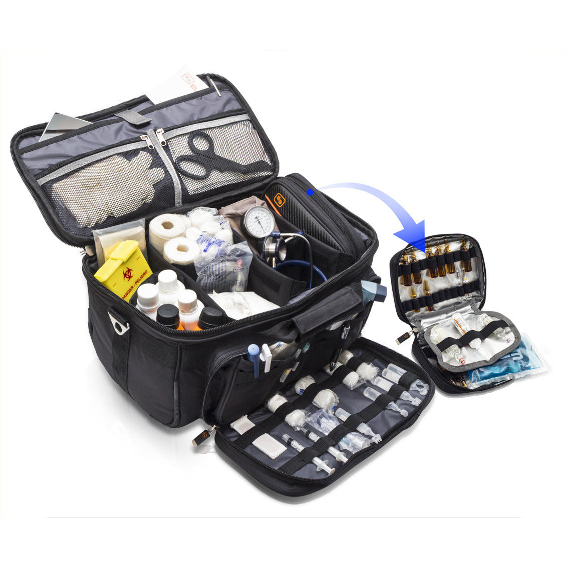 Elite Lightweight Medical Bag - Black