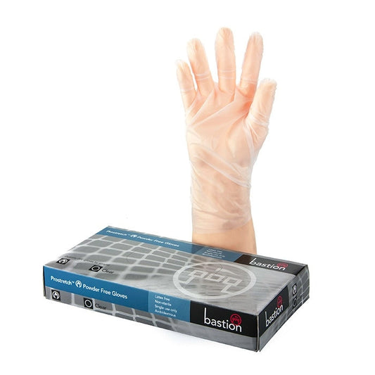 Bastion ProStretch P/F Clear Large Gloves