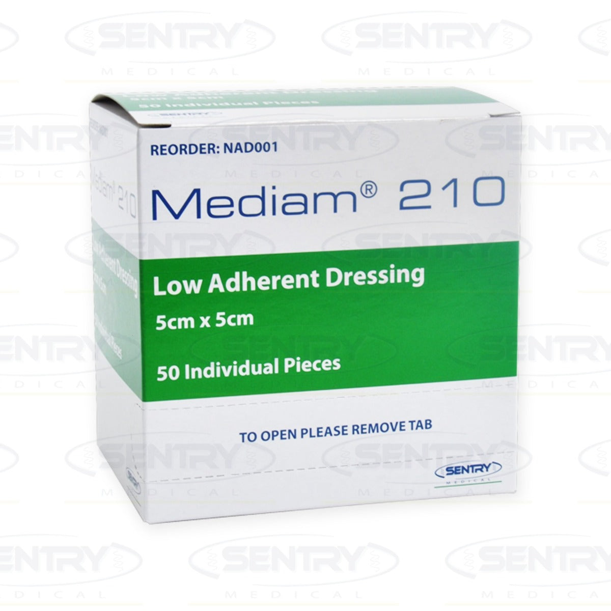 Mediam® 210 Low Adherent Dressing - 7.5cm x 7.5cm - Box of 50