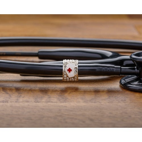 CharMED Stethoscope Charm -  Nurses Cap Charm